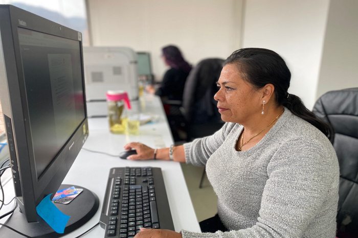 María Jiménez, funcionaria de la Dirección de Hábitat y Ambiente